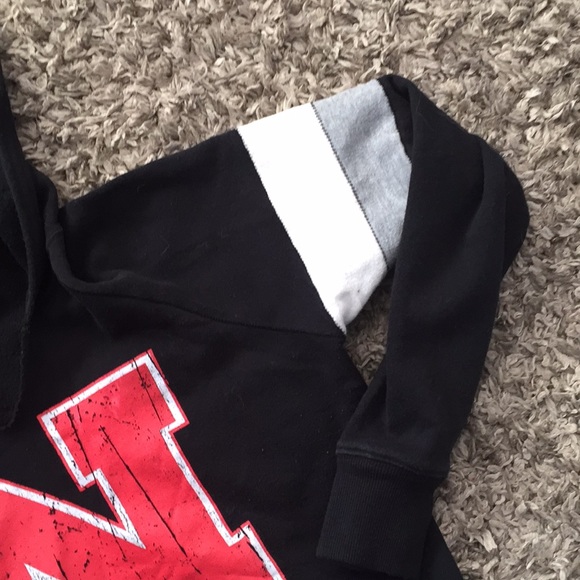 Nebraska black hoodie sweatshirt medium - Picture 4 of 5